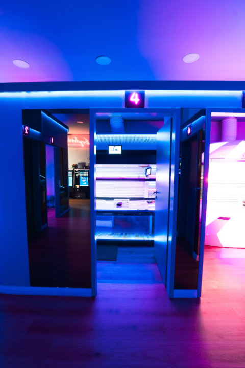 Sunclub Berlin Kabine 4 mit Solarium